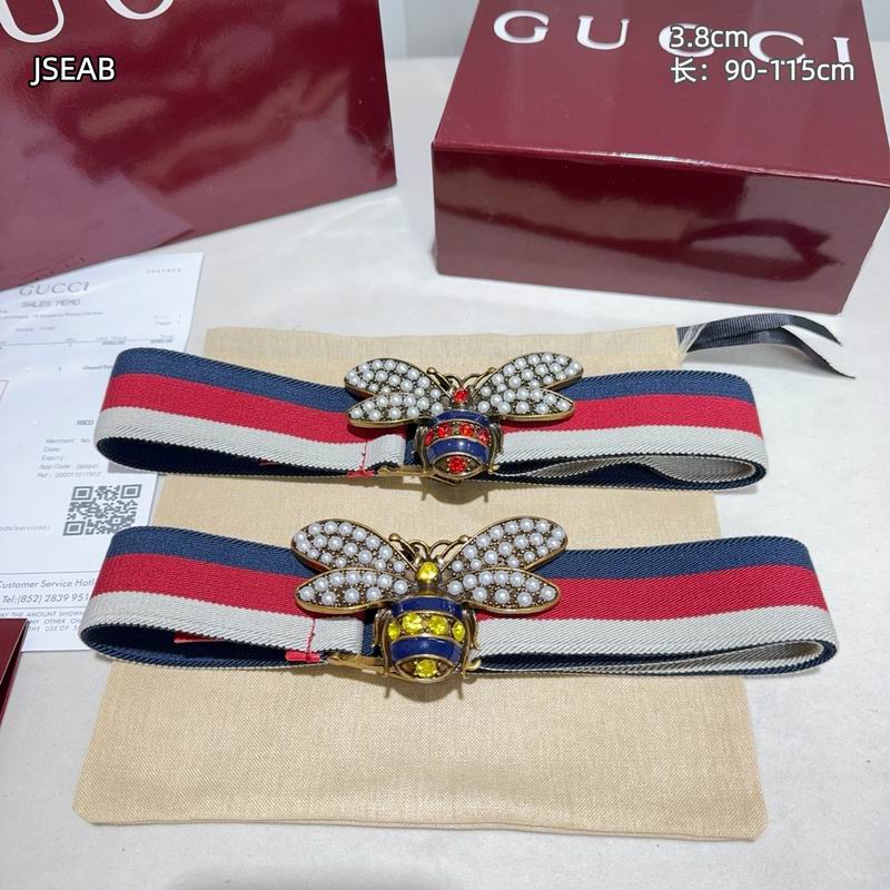 Gucci belt 松紧带38mmX90-115cm 8L19